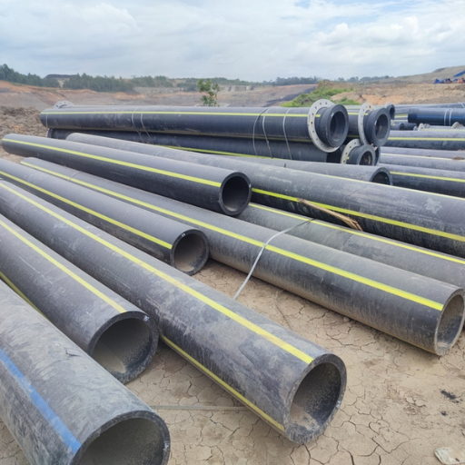 What are the temperature limits for HDPE pipes in different applications?