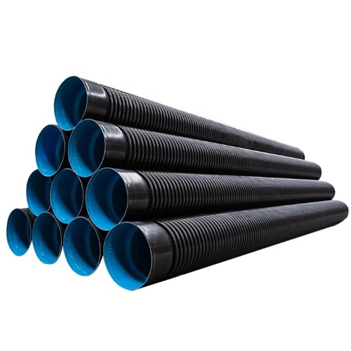 How do you install HDPE double-wall corrugated pipes?