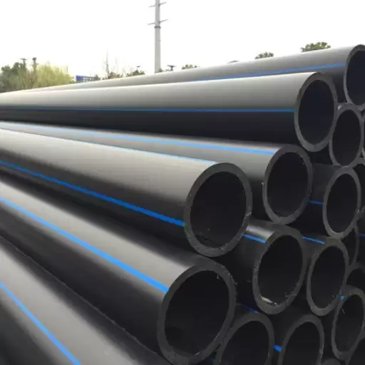 High-density polyethylene pipe for potable water