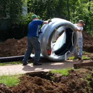 PEX Pipe Underground