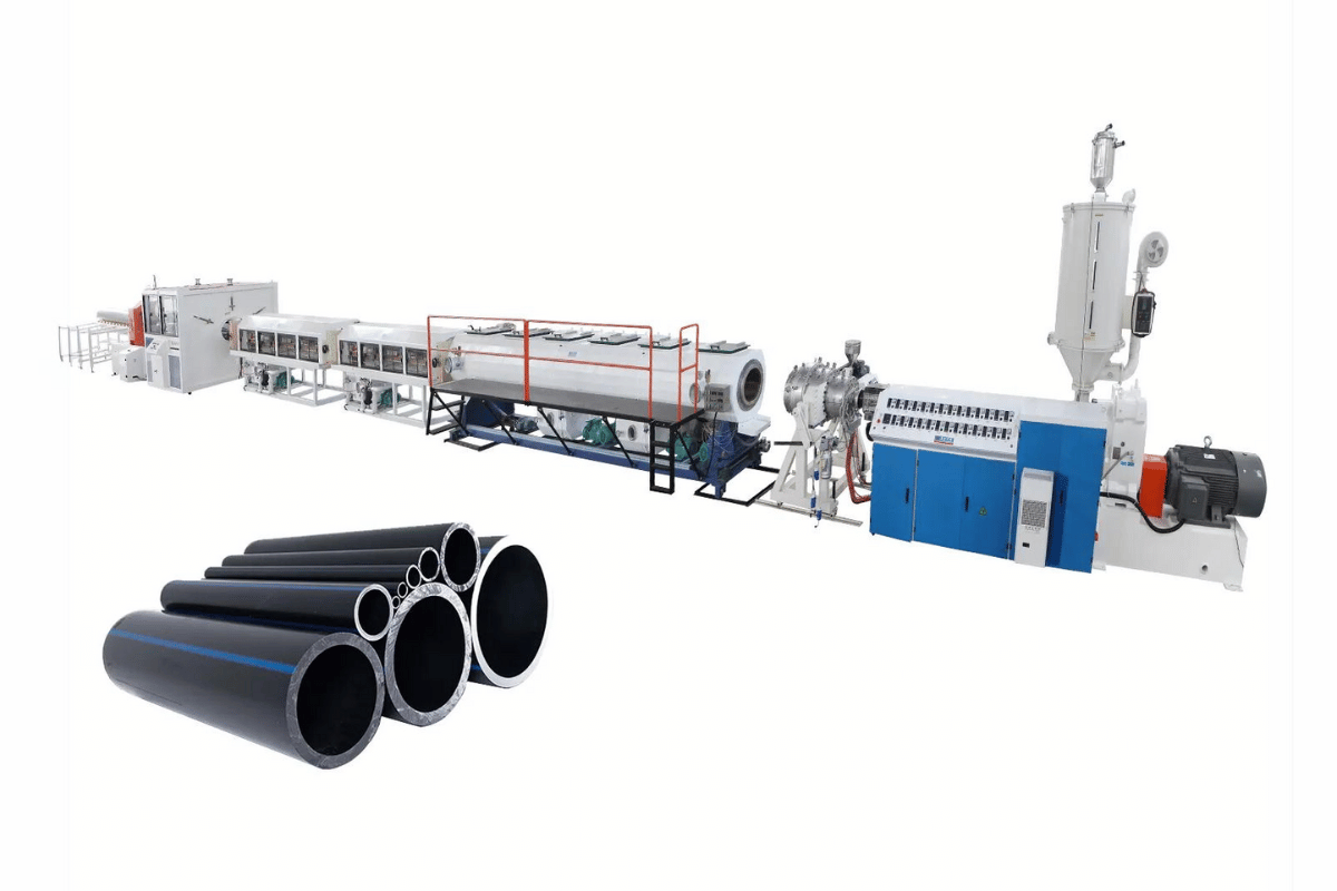 hdpe pipe extrusion line