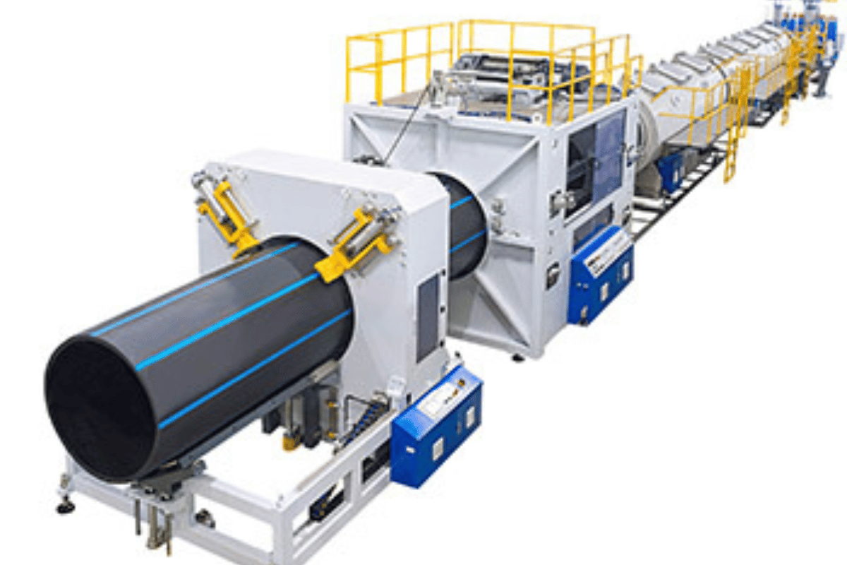 hdpe pipe extrusion line