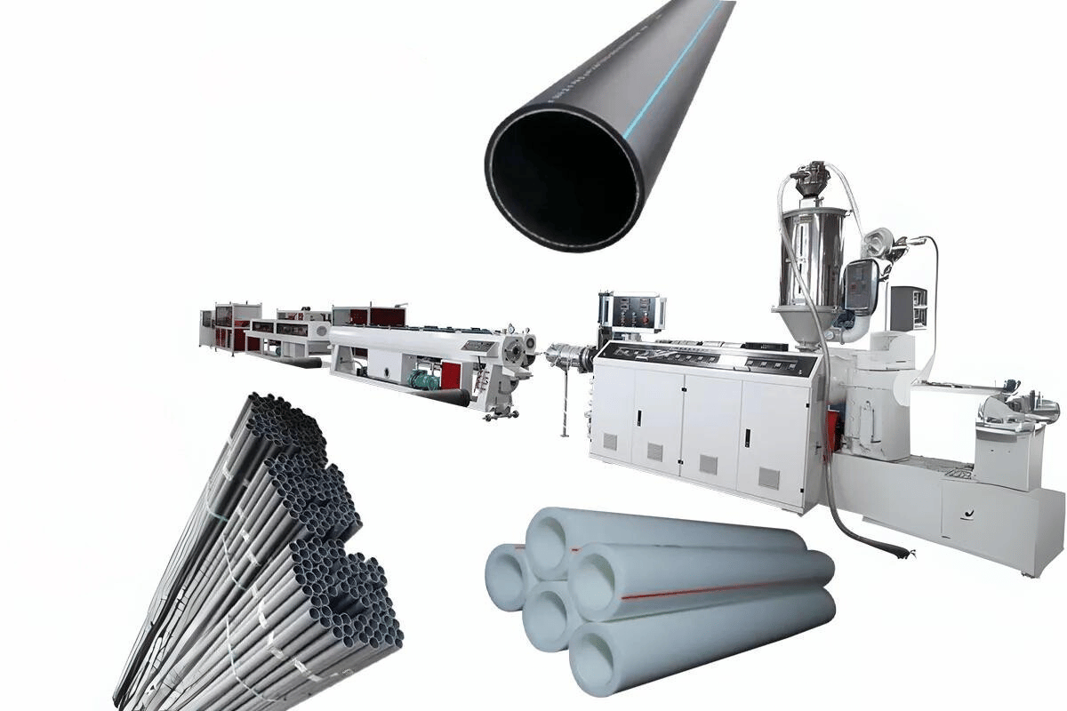 hdpe pipe extrusion line