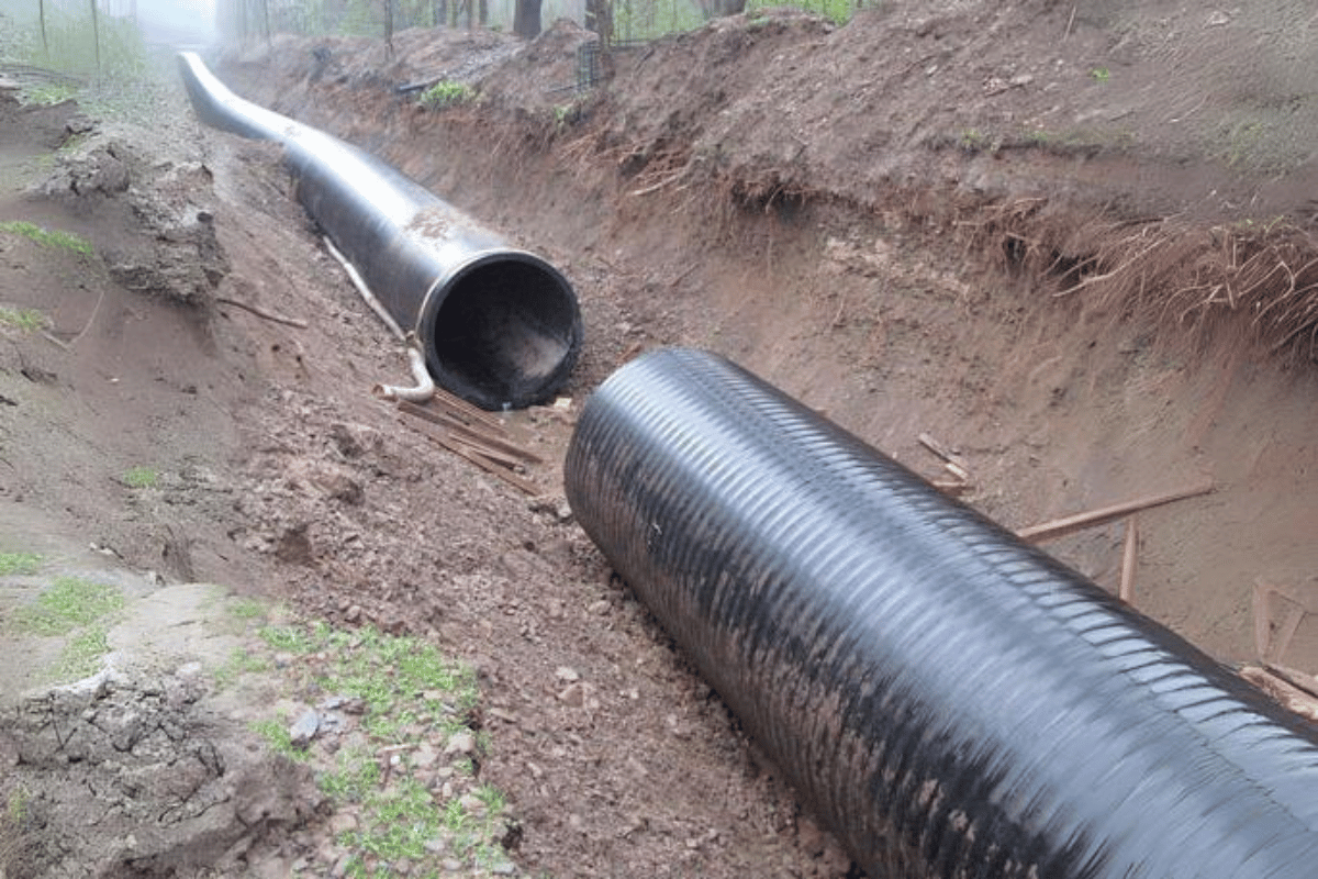 hdpe sewer pipe