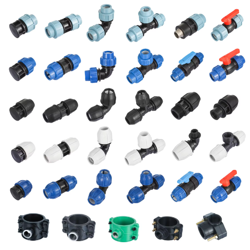 What materials are used in HDPE pipe coupling design