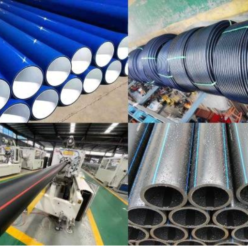 When should the HDPE pipe and PE pipe be used