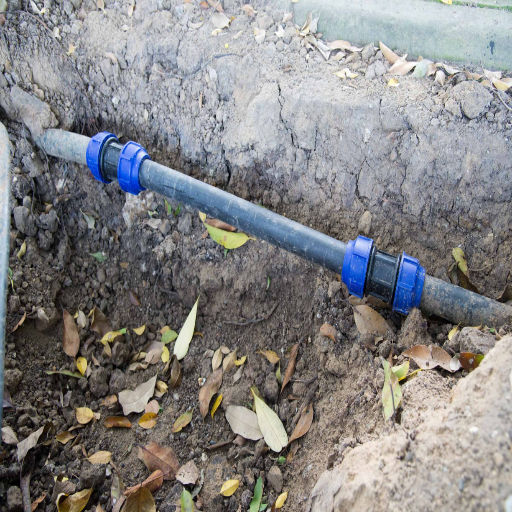 buried water line