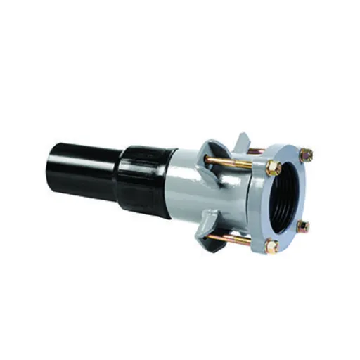 how to connect hdpe pipe to steel pipe